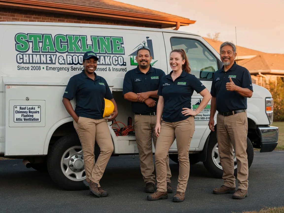 Chimney flashing repair company in Twin Oaks, OK